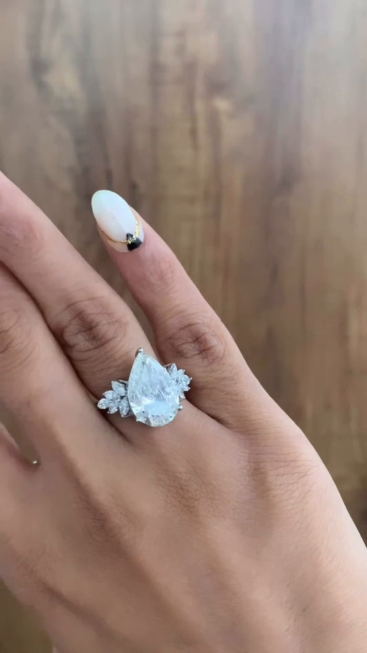 Clarity Pear Engagement Ring