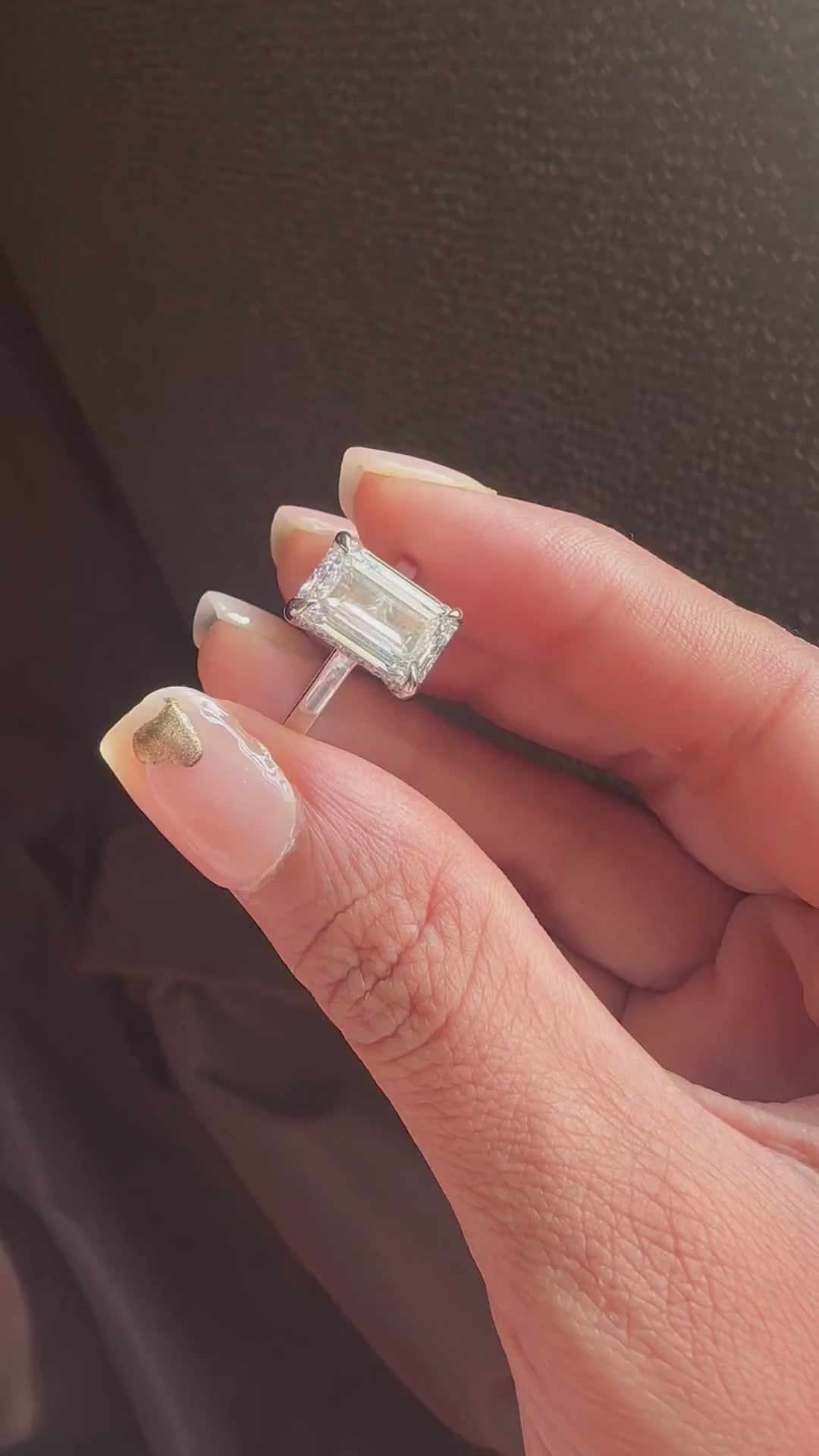 Jessalyn Hidden Halo Ring