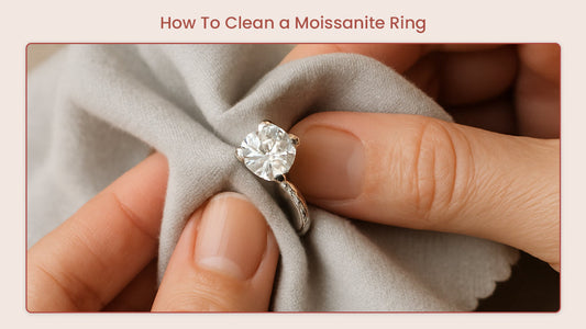 how to clean moissanite ring 