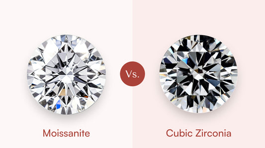 difference between moissanite and cubic zirconia