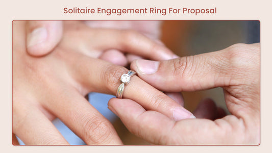Solitaire Engagement Ring For Proposal