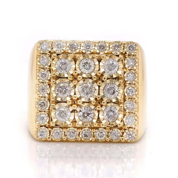 1.39Ct Moissanite Micro Pave RIng