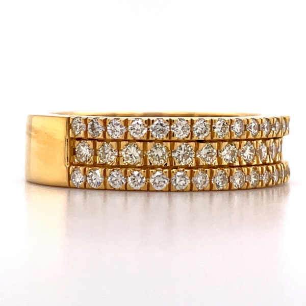 1.47Ct Iced Out Moissanite Ring