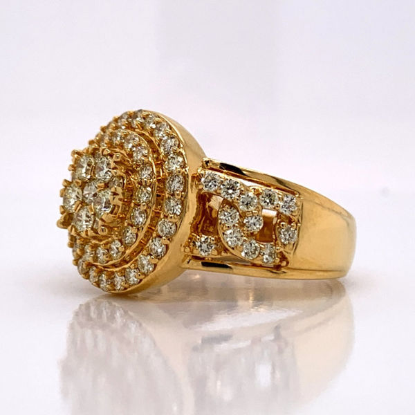 1.80Ct Cuban Moissanite Ring
