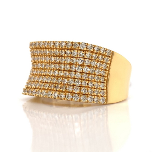 1.87Ct Moissanite Pave RIng
