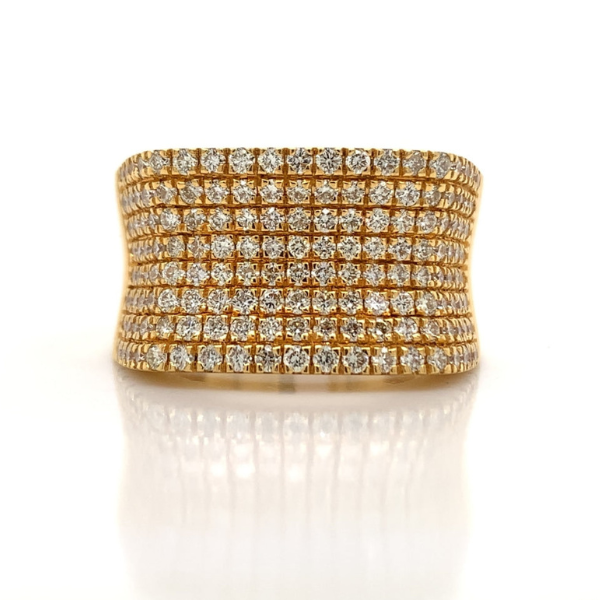 1.87Ct Moissanite Pave RIng