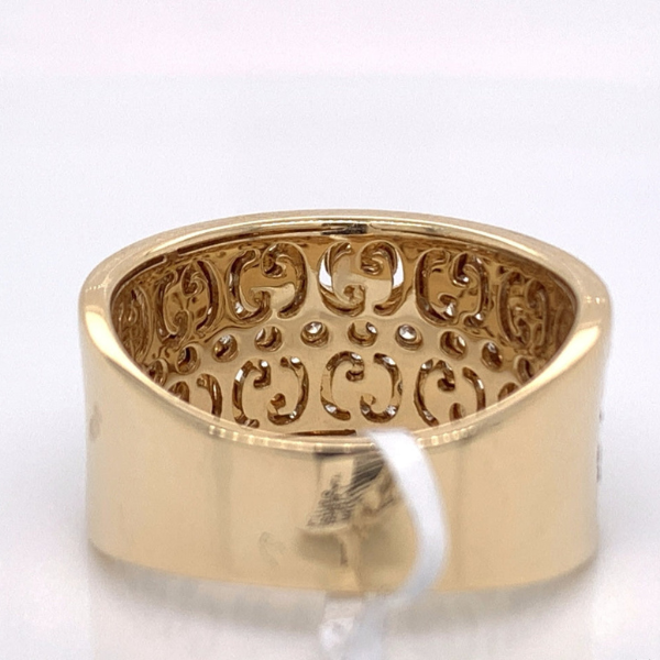 1.50Ct Iced Out Moissanite Ring