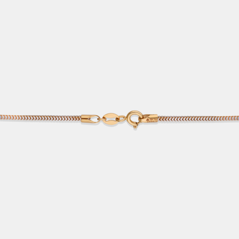 18K White & Rose Gold Box Chain