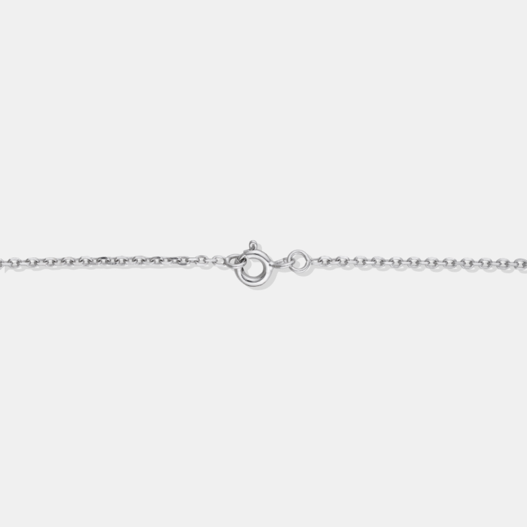 Single 18K White Gold Chain