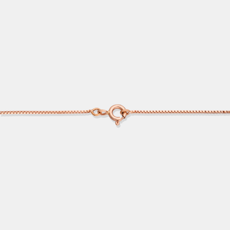 18K Rose Gold Box Chain