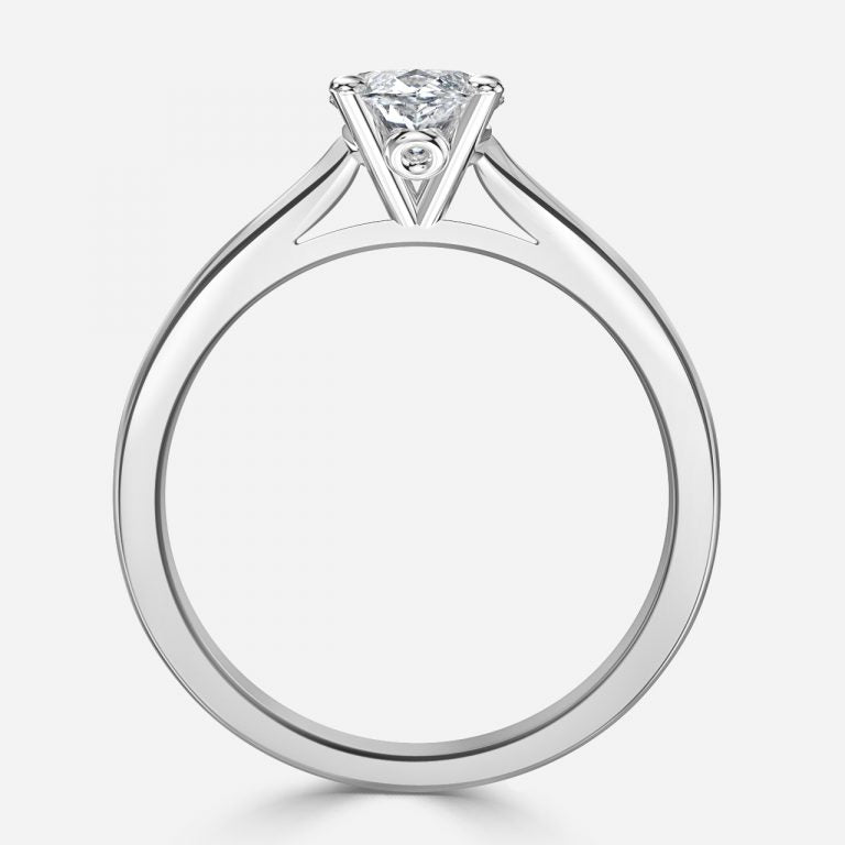 Yuna Marquise Solitaire Moissanite Engagement Ring