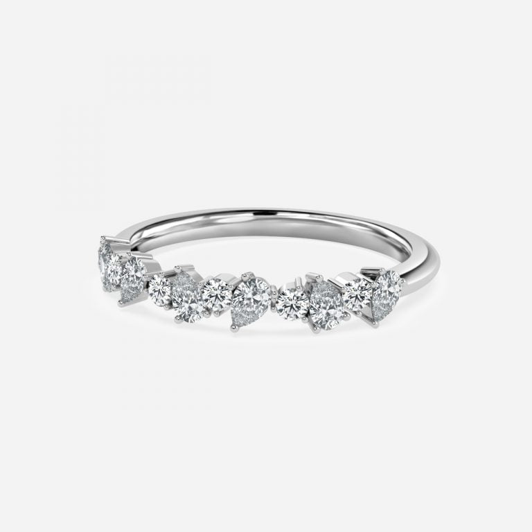 Isadora Moissanite Stackable Ring