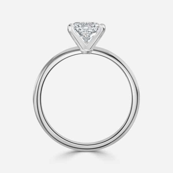 Arlette Heart Solitaire Moissanite Engagement Ring