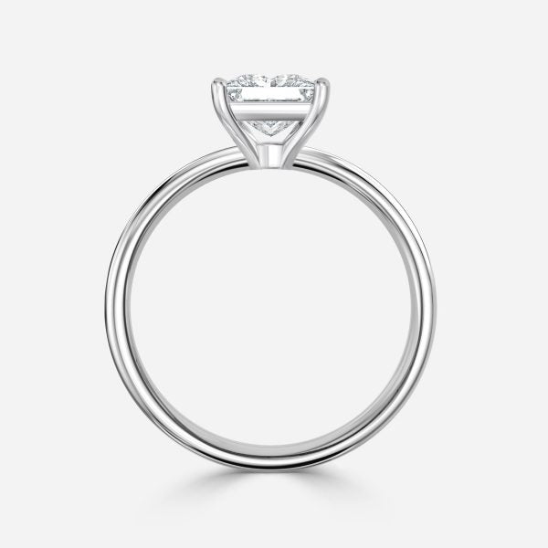 Dasha Princess Solitaire Moissanite Engagement Ring