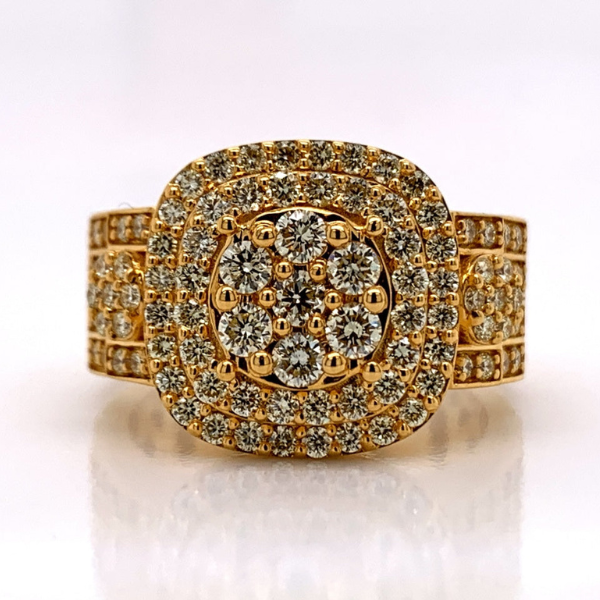 2.00Ct Moissanite Micro Pave RIng