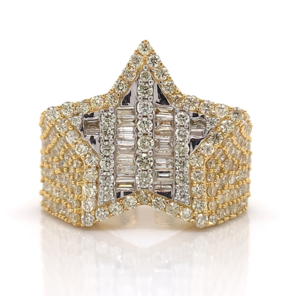 2.00Ct Moissanite Star Ring