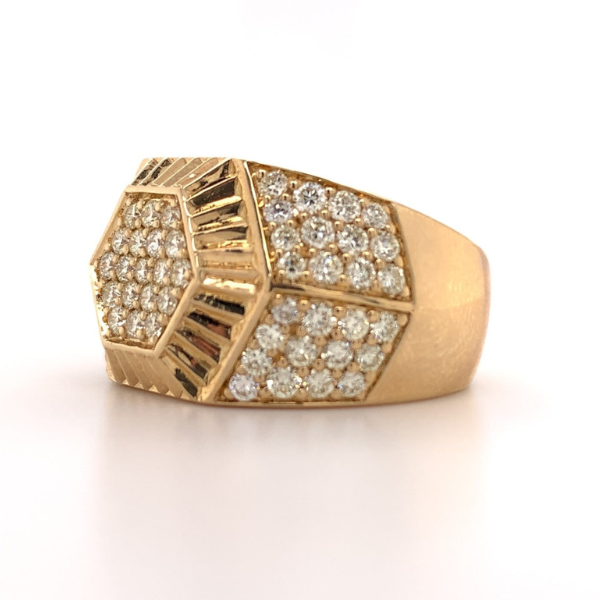 2.00Ct Iced Out Moissanite Ring