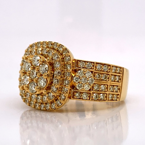 2.00Ct Moissanite Micro Pave RIng