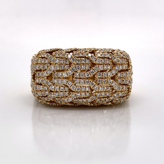 2.05Ct Moissanite Micro Pave Ring