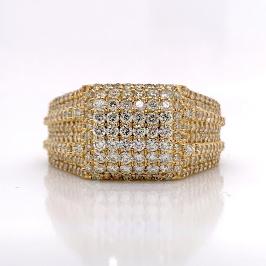 2.32Ct Moissanite Micro Pave RIng