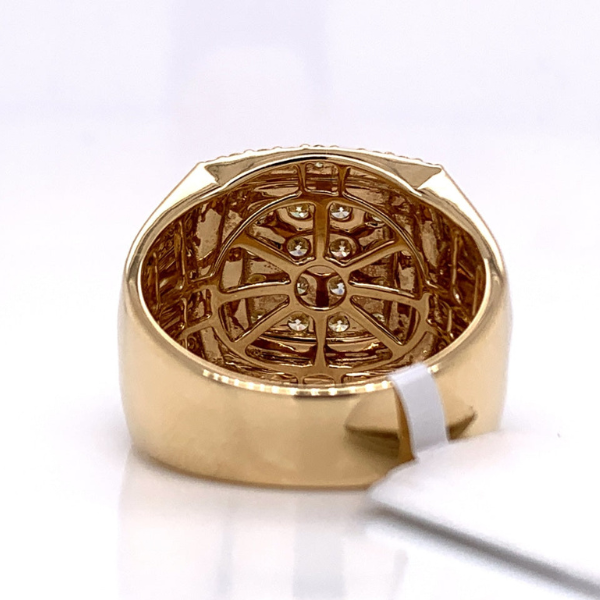 2.50Ct Iced Out Moissanite RIng