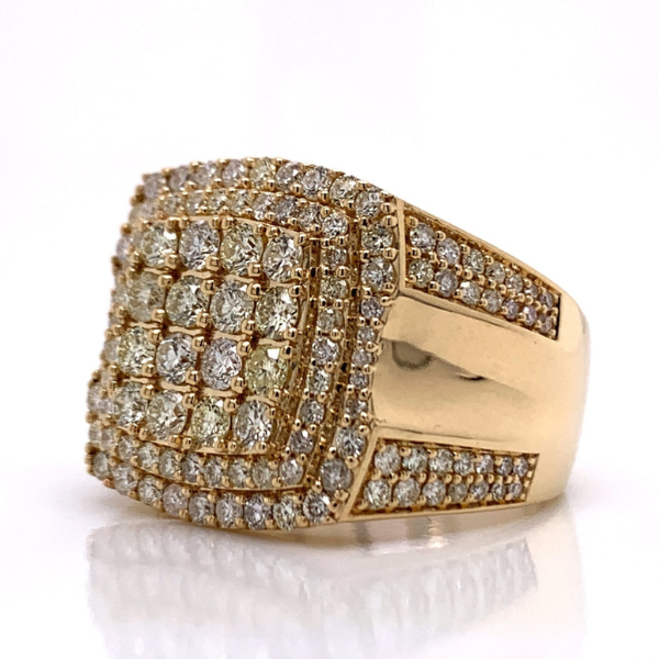 2.50Ct Iced Out Moissanite RIng