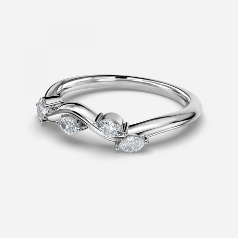 Nova Moissnaite Stackable Ring