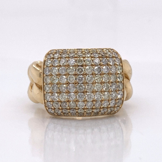 2.75Ct Cuban Moissanite RIng