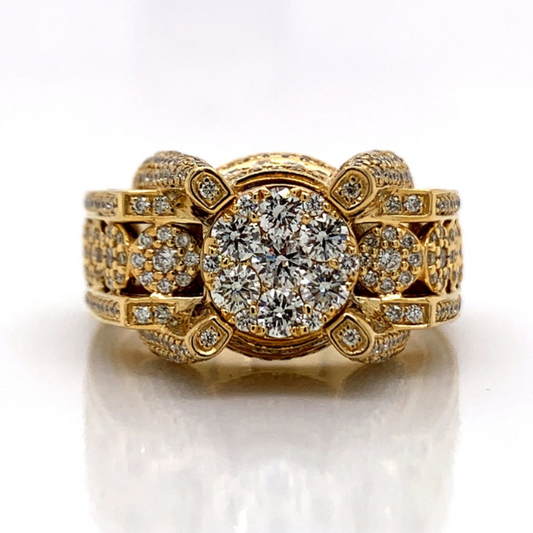 2.92Ct Pave Moissanite Ring