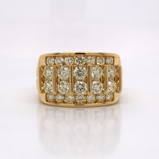 2.98Ct Pave Moissanite Ring