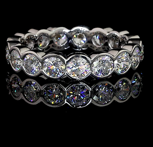 Hubli Moissanite Eternity Band