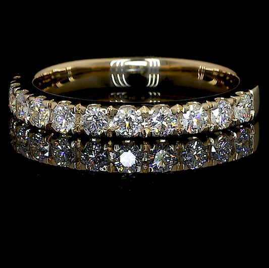 Solstice Moissanite Anniversary Band