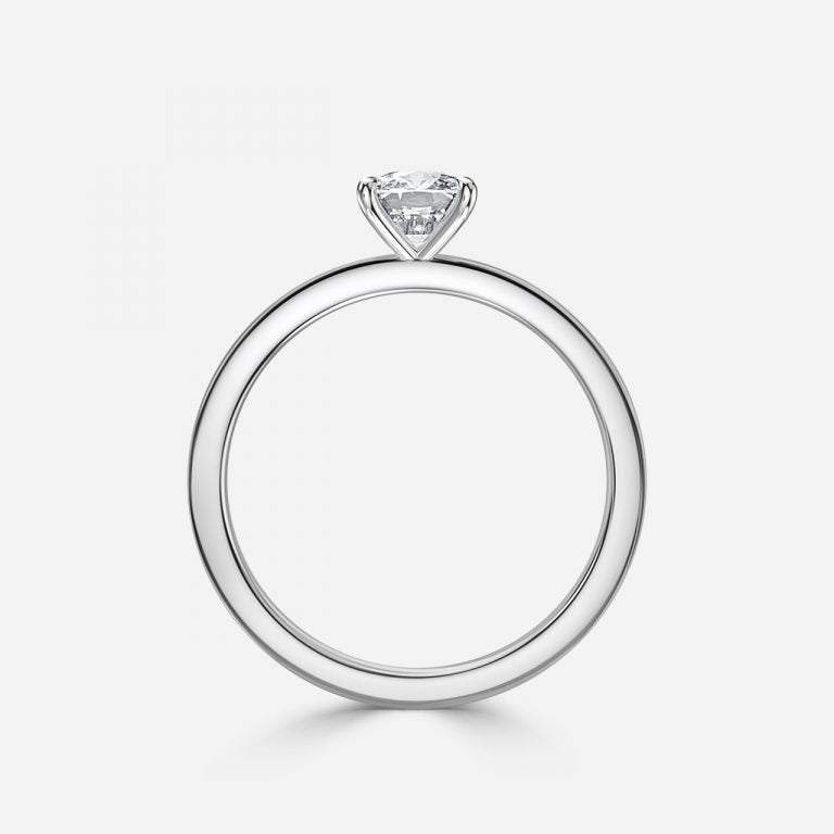 Katherine Cushion Solitaire Moissanite Engagement Ring