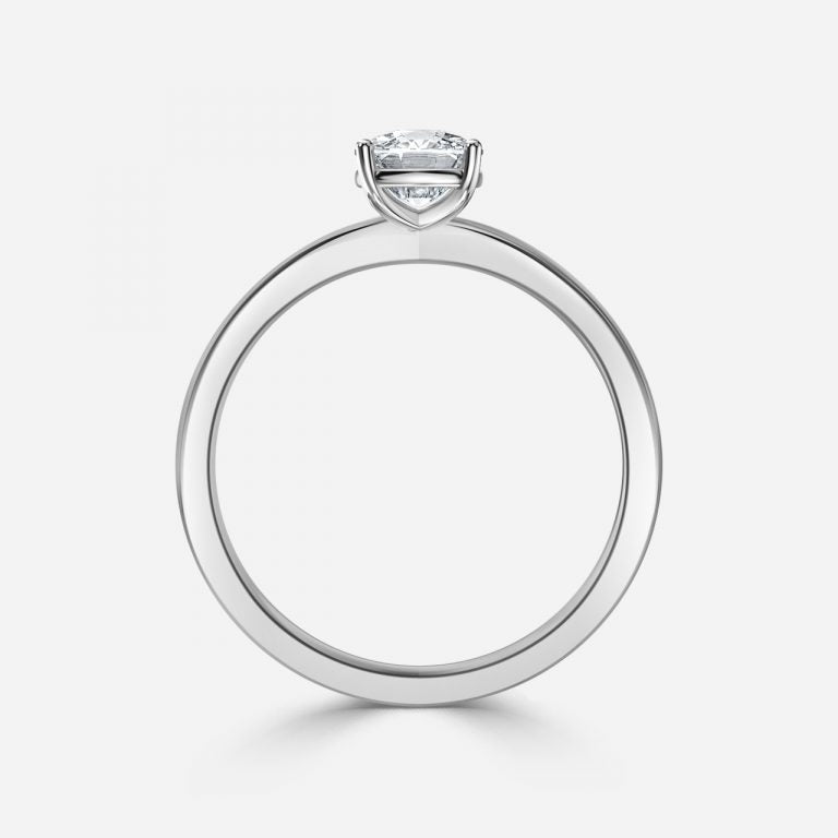 Idalia Cushion Solitaire Moissanite Engagement Ring