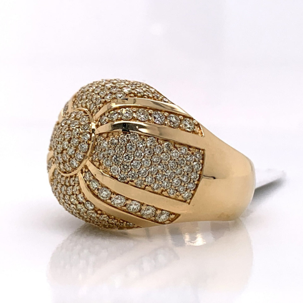 3.50Ct Micro Pave Moissanite Ring