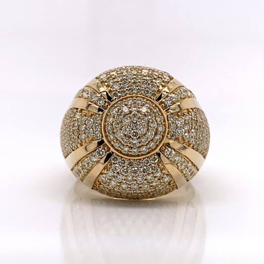 3.50Ct Micro Pave Moissanite Ring