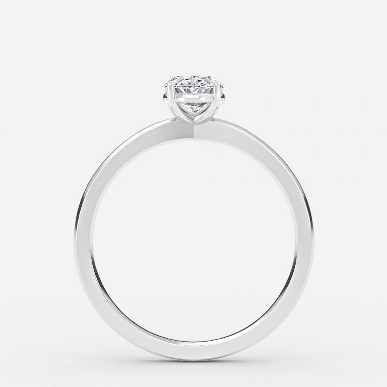 Idalia Oval Solitaire Moissanite Engagement Ring