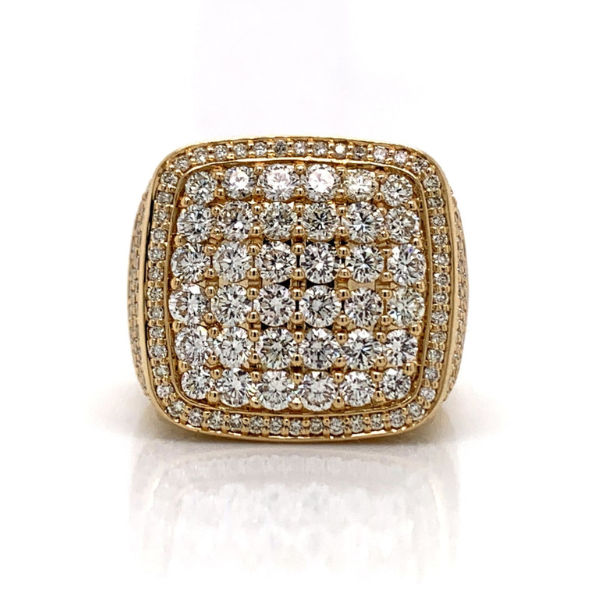 4.25Ct Iced Out Moissanite RIng