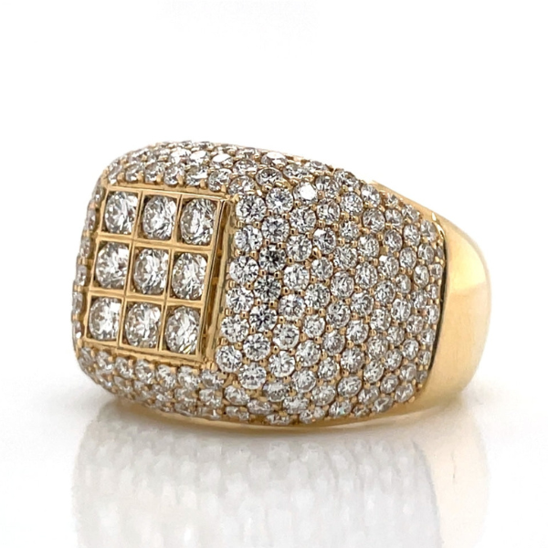 4.50Ct Pave Moissanite Ring