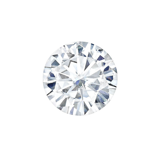 Round Cut Certified Moissanite