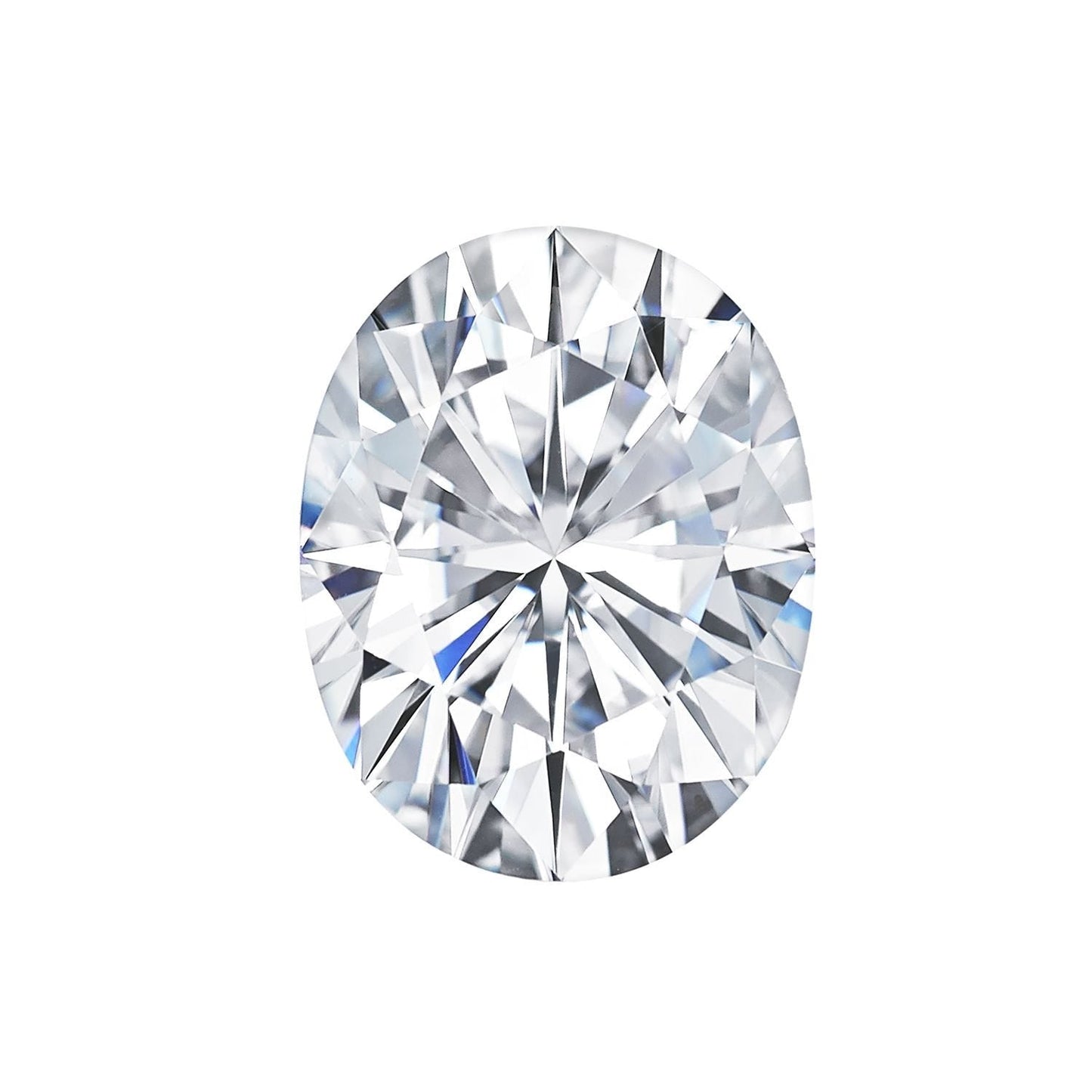 Oval Cut Certified Moissanite