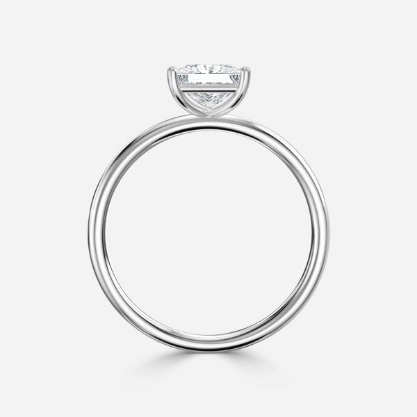 Ailani Princess Solitaire Moissanite Engagement Ring