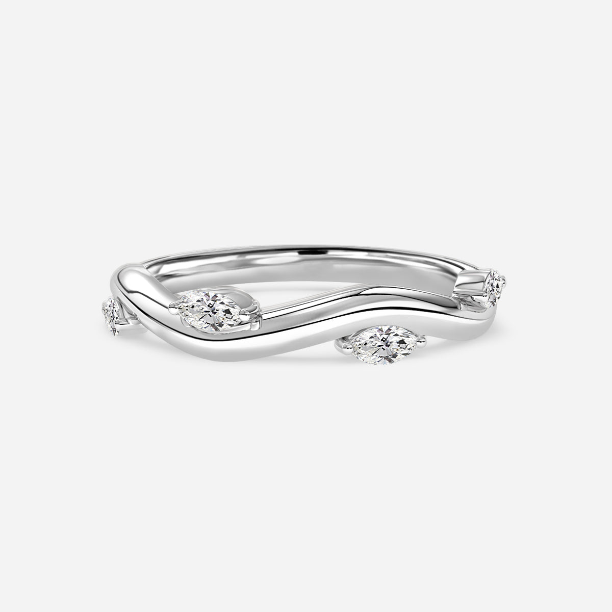 Tansy Moissanite Wedding Ring