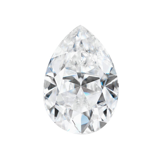 Pear Cut Certified Moissanite