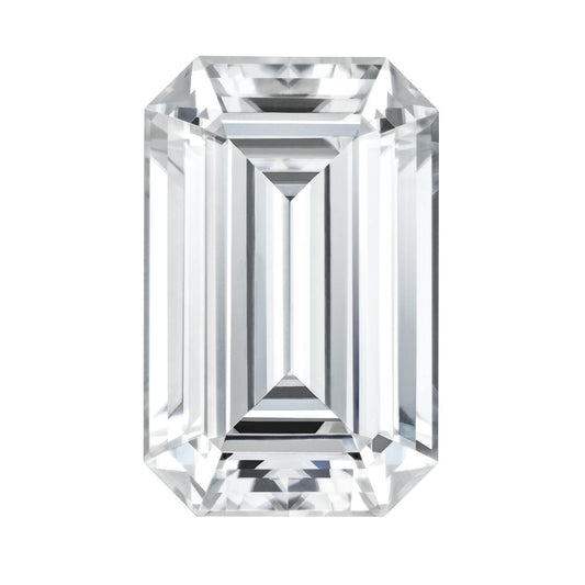 Emerald Cut Certified Moissanite