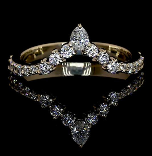 Celia Moissanite Stackable Ring