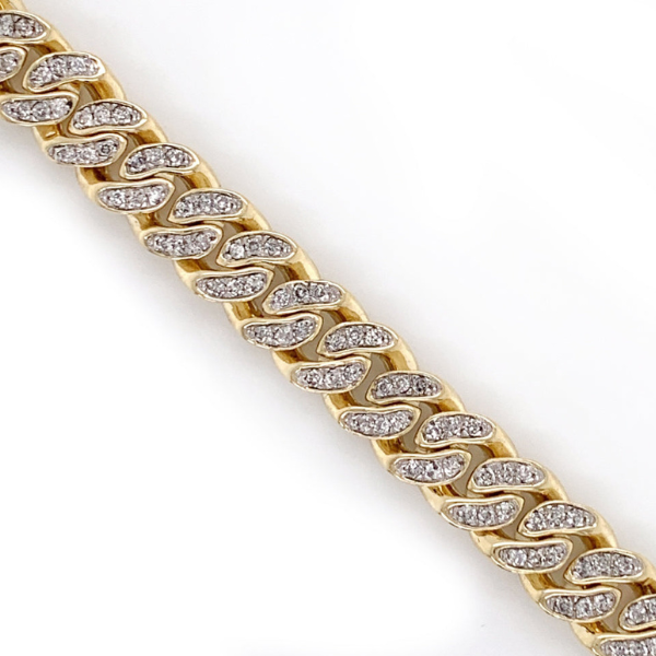 Moissanite Cuban Bracelet