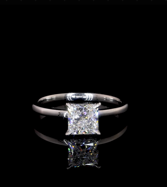 Moissanite Engagement Ring