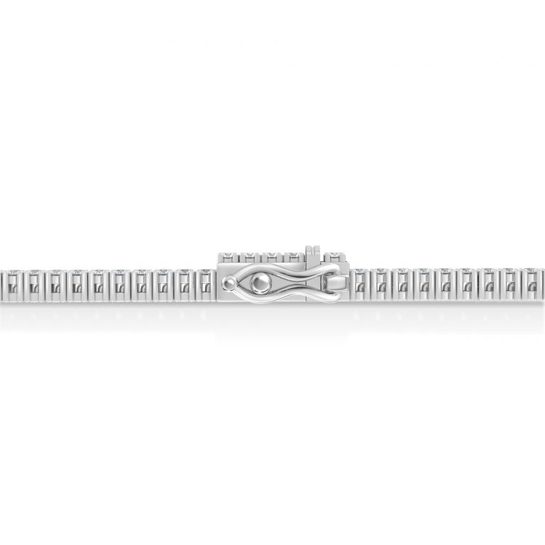 Round Brilliant Cut Moissanite Tennis Bracelet