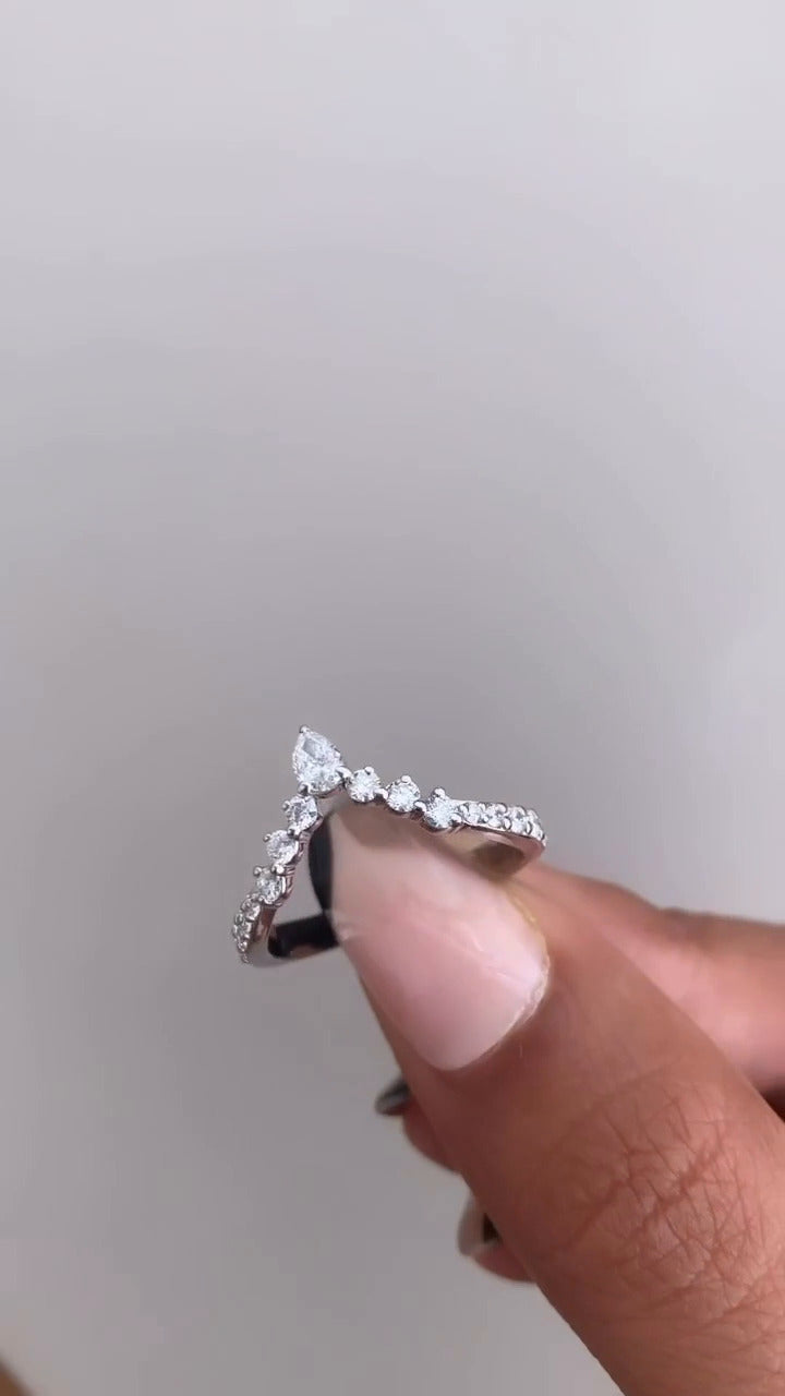 Celia Moissanite Stackable Ring